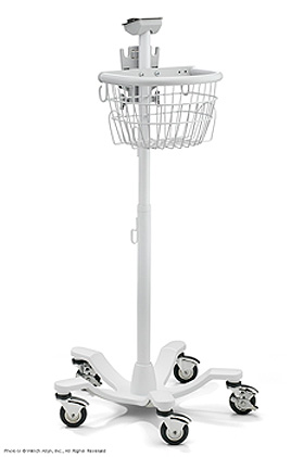 Rollstativ mit Korb -neue Ausfhrung-, WelchAllyn, medishop.de