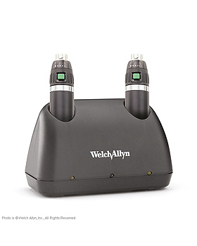 Tischladegert 3,5 V mit 2 Li-Ionen wiederaufladbaren Handgriffen Nr.71910, WelchAllyn, medishop.de