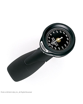 DuraShock DS65 Manometer allein  50 mm, verchromt, 1-Schlauch, ohne Manschette, WelchAllyn, medishop.de