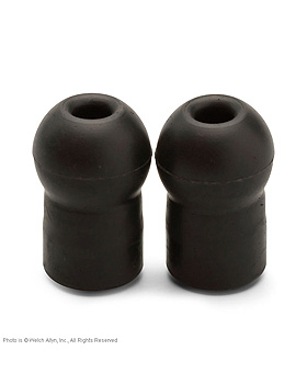 Komfort-Ohroliven schwarz, WelchAllyn, medishop.de