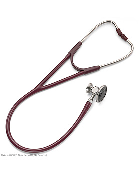 Harvey DLX Doppelkopfstethoskop 71 cm (28), burgunderrot, WelchAllyn, medishop.de