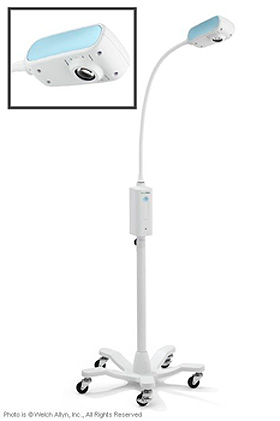 GS 300 LED-Untersuchungsleuchte mit Rollstativ, WelchAllyn, medishop.de