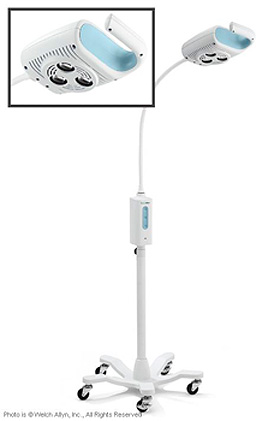 GS 600 LED-Untersuchungs- und Behandlungsleuchte mit Rollstativ, WelchAllyn, medishop.de