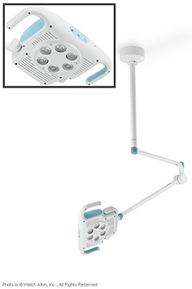 GS 900 große LED-Behandlungsleuchte zur Deckenmontage, WelchAllyn, medishop.de