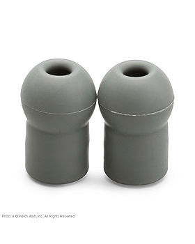 Komfort-Ohroliven grau, WelchAllyn, medishop.de