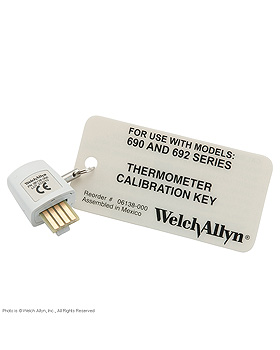 Kalibrationsschlssel fr SureTemp (Modell 690/692), WelchAllyn, medishop.de