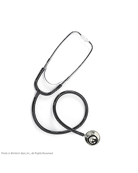 LIGHTWEIGHT Doppelkopfstethoskop schwarz, fr Erwachsene, WelchAllyn, medishop.de