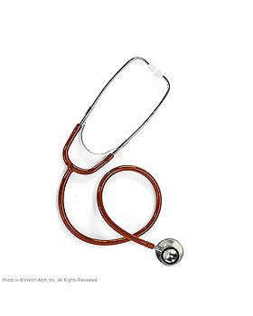 LIGHTWEIGHT Doppelkopfstethoskop rot, fr Erwachsene, WelchAllyn, medishop.de