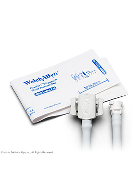 FlexiPort Einmal-Manschetten (20 Stck.) 1-Schlauch, fr Erwachsene, klein, WelchAllyn, medishop.de