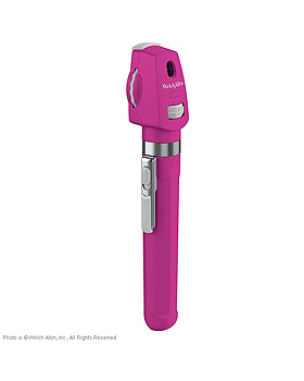 Pocket Plus LED Ophthalmoskop opalviolett, inkl. Handgriff und Etui, WelchAllyn, medishop.de