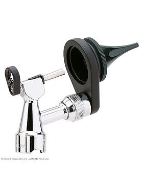 F.O. Operations-Otoskopkopf 3,5 V inkl. 5 wiederverwendbaren Ohrtrichtern, WelchAllyn, medishop.de