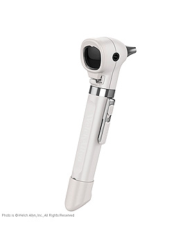 Pocket LED Otoskop 2,5 V perlwei inkl. Handgriff, WelchAllyn, medishop.de
