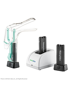 KleenSpec 800 Vaginalspekula mit kabelloser Beleuchtung inkl. Ladegert,, WelchAllyn, medishop.de