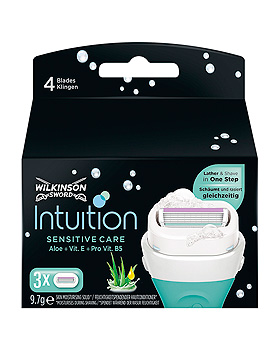 Ersatzklingen fr Wilkinson Intuition Naturals Sens. Care (3 Stck.), Wilkinson Sword, medishop.de