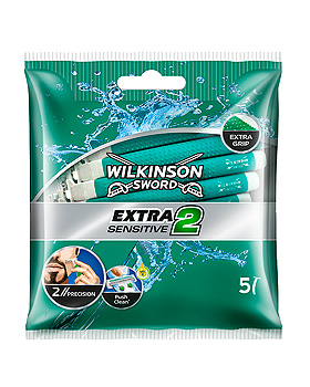 Einmal-Rasierer Wilkinson Extra 2 Sensitive (5 Stck), Wilkinson Sword, medishop.de