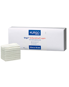 Urgo Verbandmull Lagen, 10m x 10cm, Restposten, Urgo, medishop.de