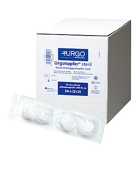 Urgotupfer steril, pflaumengross (2+3), 200 Stck, Urgo, medishop.de