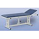 Massagebank, hydraulisch, Gestellfarbe reinweiß, Bezug schwarz, 1 Stück Massagebank, hydraulisch, Gestellfarbe reinweiß, Bezug schwarz, 1 Stück