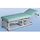 EKG-Liege, mit Handkurbel, Rahmen lackiert, Gestellf. reinweiß, max.H  95cm, Bezug schwarz, 1 Stück EKG-Liege, mit Handkurbel, Rahmen lackiert, Gestellf. reinweiß, max.H  95cm, Bezug schwarz, 1 Stück