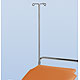 Infusionsständer, Edelstahl, D=18mm, ohne Befestigung, für AGA-Patiententransportliege, 1 Stück