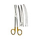 MAYO, chirurgische Schere, 17cm, gebogen, mit Hartmetall,