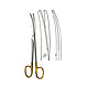 MAYO-STILLE, chirurgische Schere, 17cm, gebogen, mit Hartmetall,