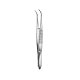Splitterpinzette, 8cm, gebogen, gerieft, mit Stift, 1 Stück Splitterpinzette, 8cm, gebogen, gerieft, mit Stift, 1 Stück