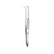 GRAEFE, Irispinzette, anatomische 10cm, stark gebogen, 1,0mm