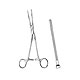 GLOVER, Coagualationsklemme, 21cm, abgewinkelt