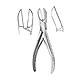 LISTON, Knochensplitterzange, 17,0cm, gebogen