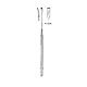 FREER, Septum-Flachmeissel, gebogen 4 mm breit