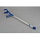 Alu-Krückenpaar blau mit Clipraster, 76-96 cm ausziehbar, 1 Stück