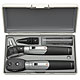 Diagnostik Set HEINE mini 3000 LED F.O., blau, mit 2 Batteriegriffen, Tips, Etui