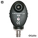 Ophthalmoskop-Kopf EUROLIGHT E30, 2,5 V, allein, mit Clic-Verschluss und 1 Blende