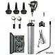 BASIC SET C10 Otoskop-Set, mit Otoskopf-Kopf COMBILIGHT C10, Batteriegriff und Zubehr