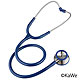 Standard-Prestige-Stethoskop, Edelstahl, blau