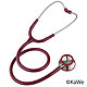Standard-Prestige-Stethoskop, Edelstahl, burgunder