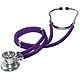 Rapport-Stethoskop, umschaltbar, 55cm, lila, komplett mit Ersatzteil-Set
