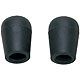 Ohroliven weich, innen d= 6,5 mm,schwarz, mit Kunststoff, 5 Stück