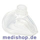 AMBU Open-Cuff Silikon-Gesichtsmaske, fr Erwachsene/Jugendliche, Gr. 4, 1 Stck