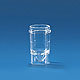 Probengefäß, PS, 2 ml, glasklar, für Technicon-Analyzer, 1000 Stück