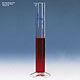 Messzylinder, hohe Form, Klass A, PMP, 500 ml : 5 ml, blaue Graduierung, 2 Stück