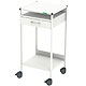 Steharbeitsplatz/Laptop-Wagen 08/16 Wagen 45, wei, 1 Stck