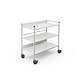 Regalwagen 08/16, 833 mm hoch, wei