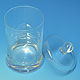 Glaszylinder mit berfallglasdeckel mit Knopf ca. 10 x 10 cm 