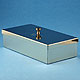 Edelstahl-Instrumentenschale mit Deckel, 20 x 10 x 5 cm, 1 Stück