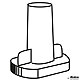 Zyto-Kammer mit Dichtung, PP, 1-fach 4 ml, 100 Stück