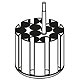 Adapter 13-fach, Ø 17,5 x 62 mm