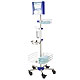 mobiles Hygienecenter, ultramarinblau RAL 5002