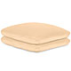 Kissenbezge Frottee beige, 40 x 40 cm, mit Reiverschluss (2 Stck.)